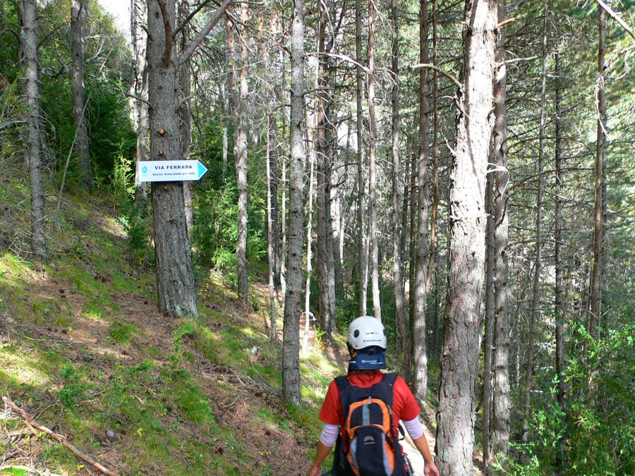 Indicador a la ferrata 
