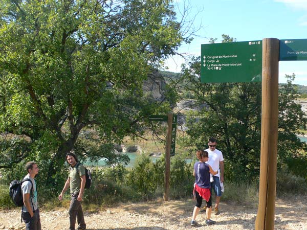 La ruta está bien señalizada 