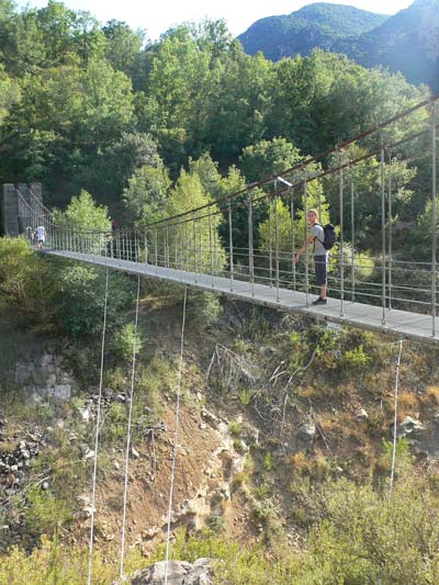 Otra vista del puente por encima del barranco de Sant Jaume 