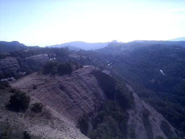 Vista de la parte baja del Cortins 