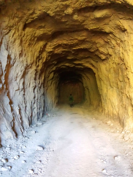 Cruzamos el túnel 