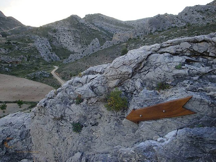 El descenso está señalizado (© Rocalia) 