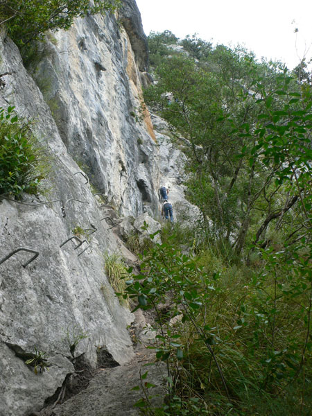 Hacia el tramo vertical 