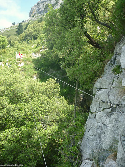Inicio del puente nepalí 