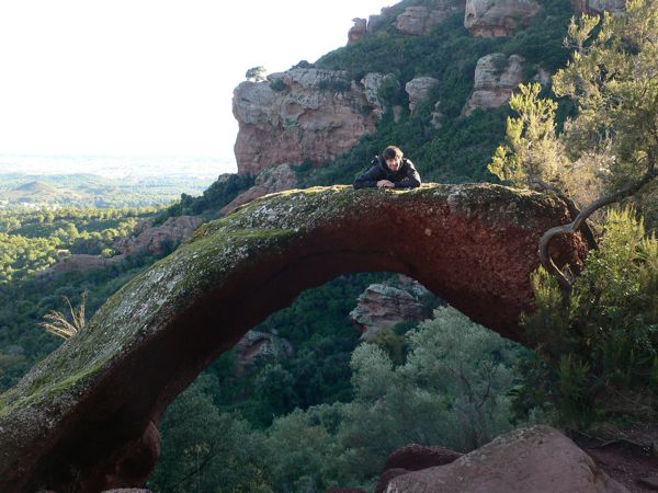 Subidos a la Roca Foradada 