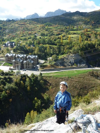 Último tramo de la ferrata (© Montañismo para todos) 