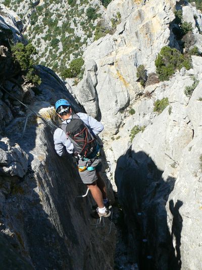 Paso de salida de la canal 