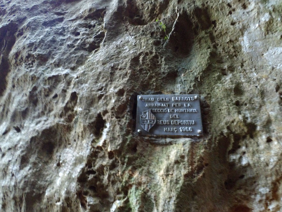 Placa de la Secció de Muntanya del Reus Deportiu -1966- 