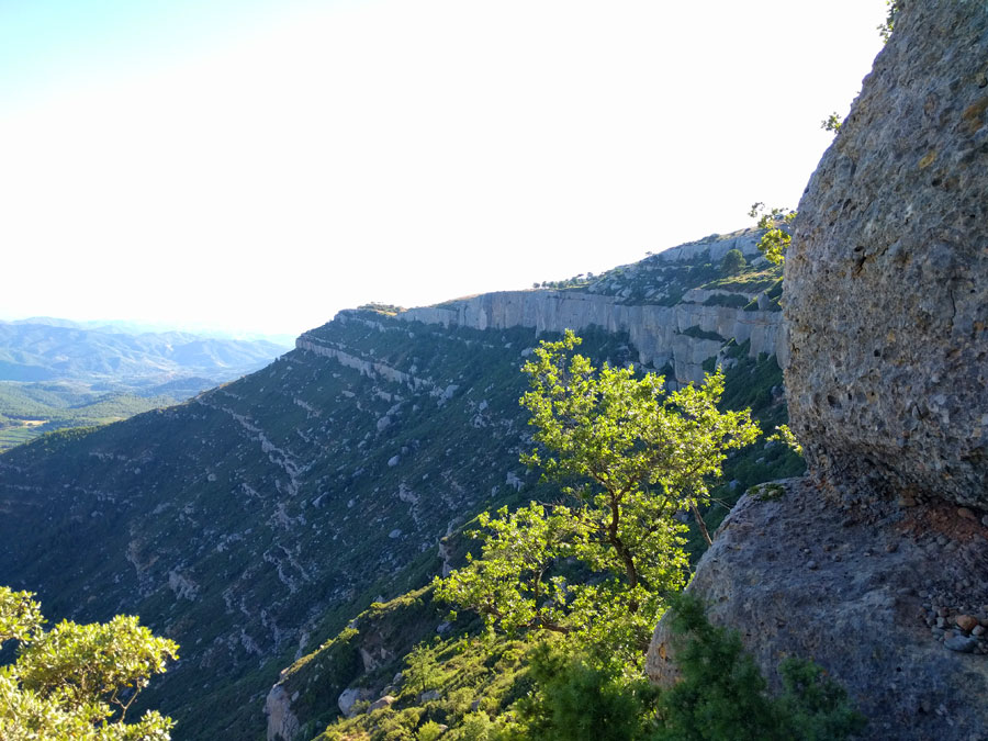 Vistas desde el tercer resalte 