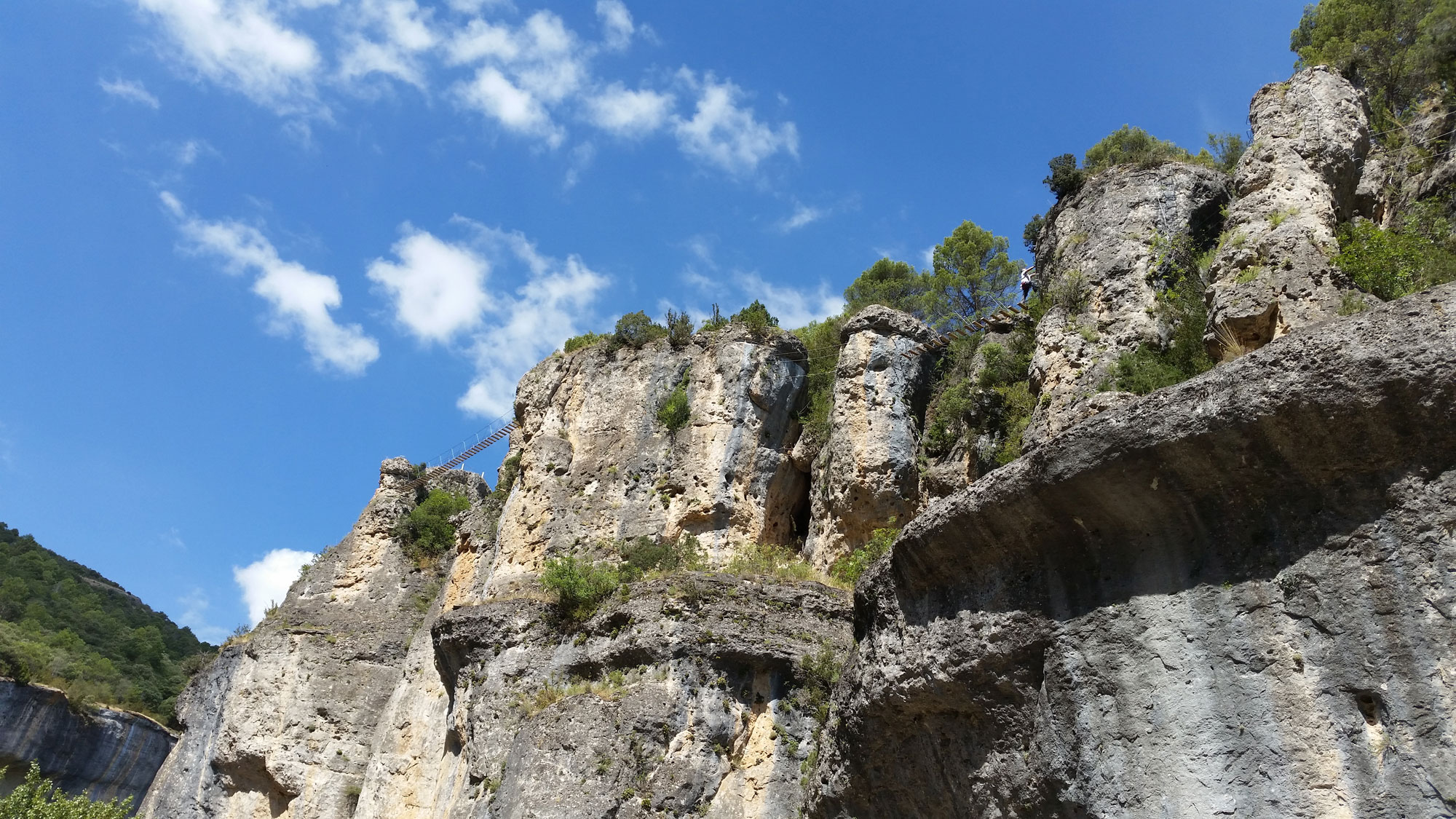 Panorámica de la vía ferrata © Javier Martín 