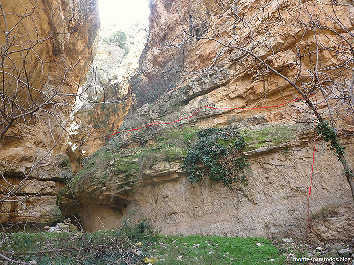Paso clave antes de la cascada 