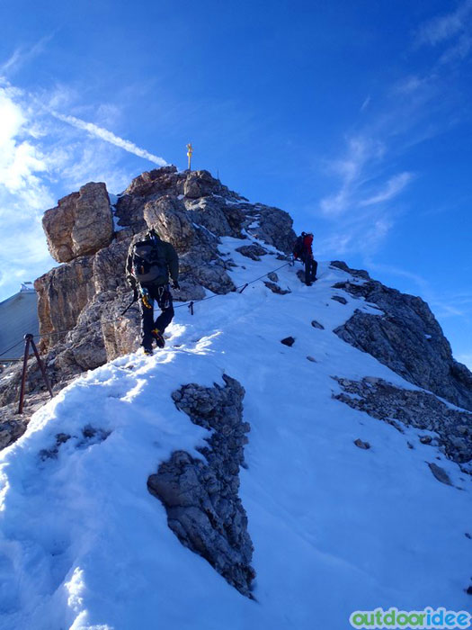A tocar de la cima 