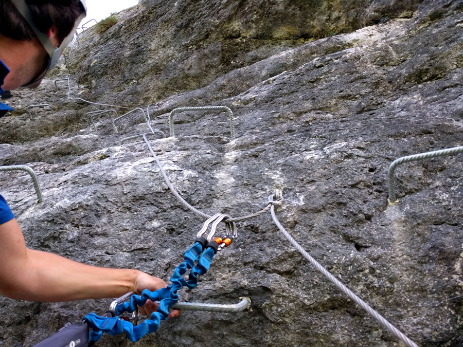 Tramo vertical en busca de una faja superior 