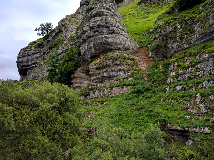 Ladera de bajada 