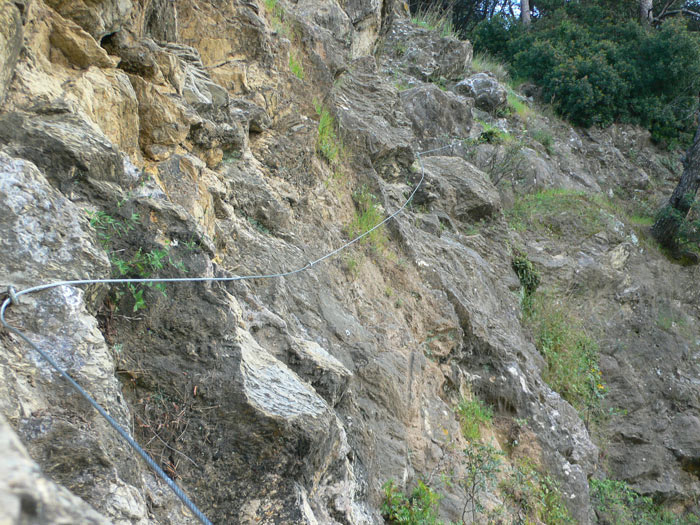 En la parte media del paso equipado 