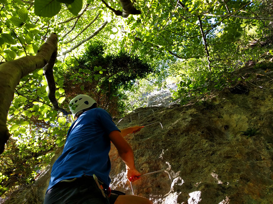 Subida vertical desde el inicio 