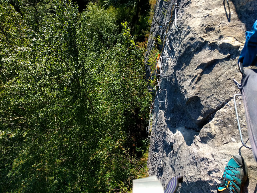 Repisa por encima del bosque 