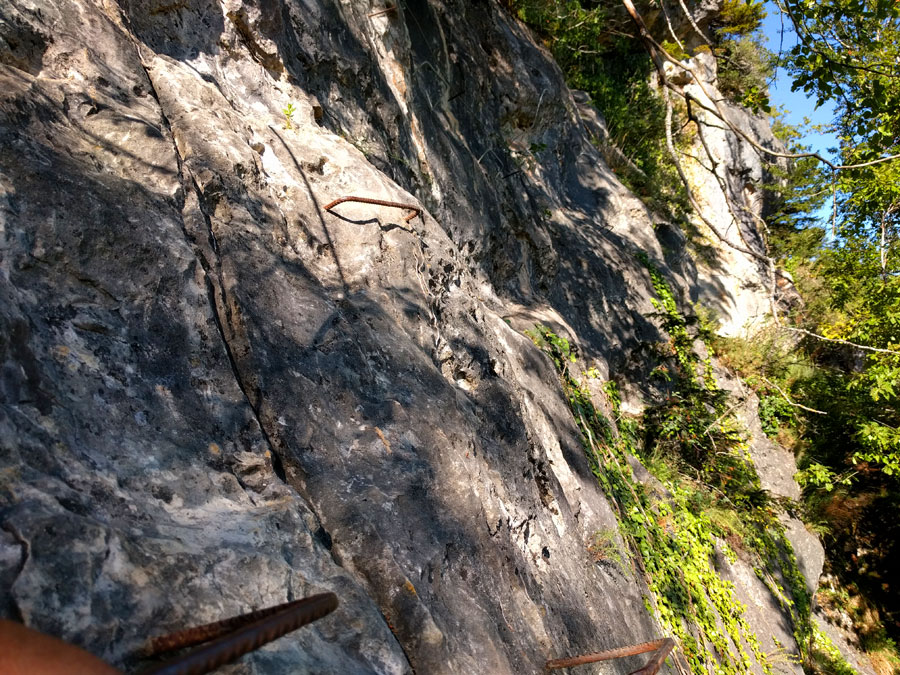 Tramo superior -el equipamiento se vuelve algo más parco- 