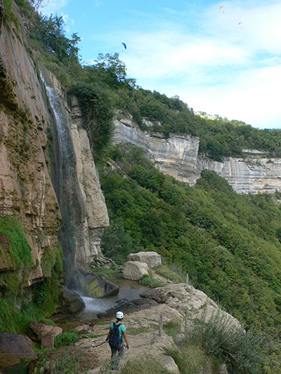 Al pie de la Cascade de l