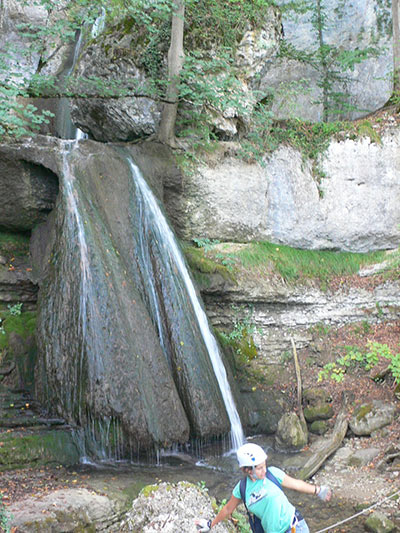 Parte alta de la cascada de l