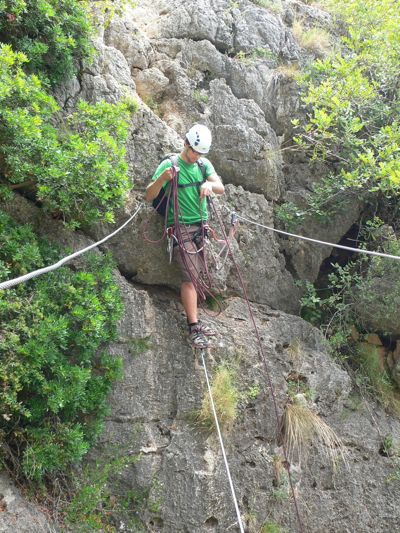 Desmontando el rapel 