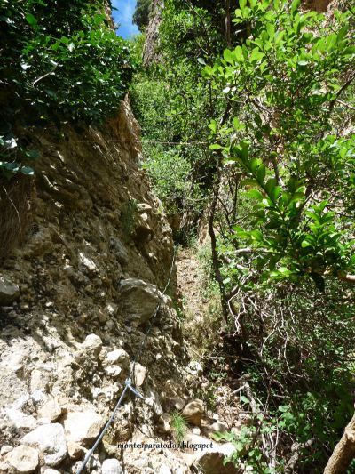 Primera sirga (© Montañismo para todos) 