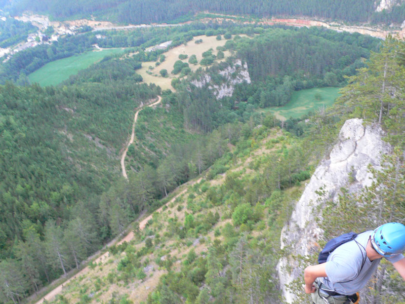 Vistas desde la cima de la aguja 