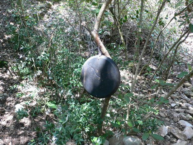 Pasado el Portell del Migdia encontramos el indicador a los Ecos (Canal dels Micos) 