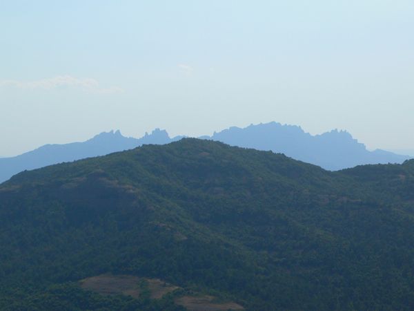 La silueta de Montserrat 