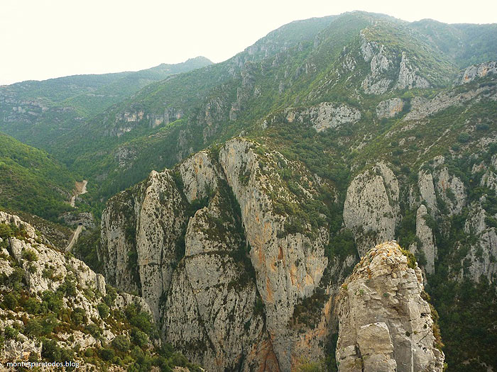 Paisaje desde el final del tercer tramo (© Montes para todos) 