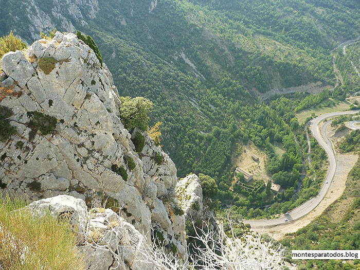 Vistas desde la cima de la ferrata (© Montes para todos) 