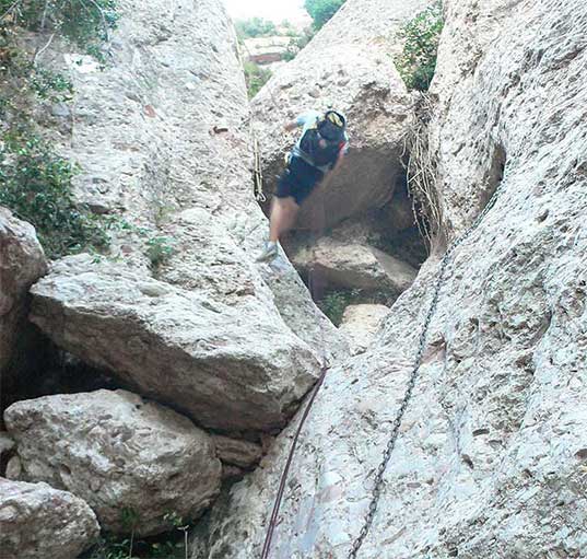 Encadenamos varios rápeles a la vez 