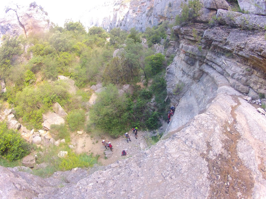 La cascada Federica vista desde arriba 