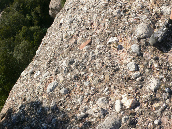 Reunión en la base de la Miranda dels Aurons 