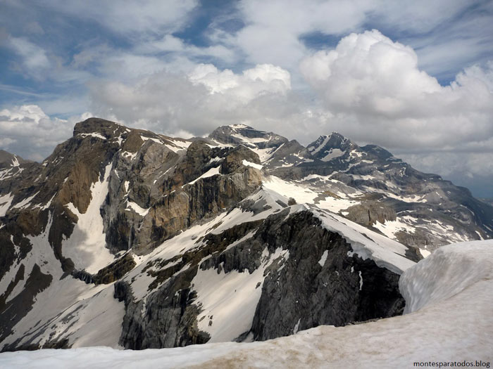Cimas del Circo de Gavarnie desde La Torre 