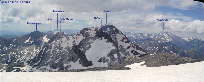 Casco y Taillón desde La Torre de Marboré 