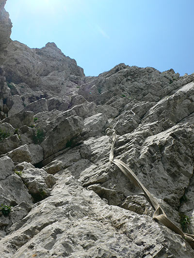 Un cinta desgastada en el paso más delicado 