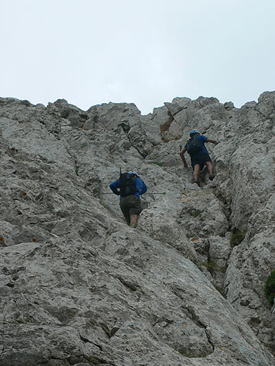 Corto Flanqueo y llegamos a la antecima 