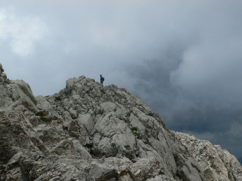 Cresteamos hasta la cima del Calderer 