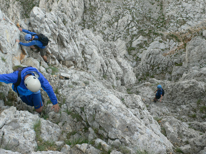 Acabamos de bajar el tramo equipado 