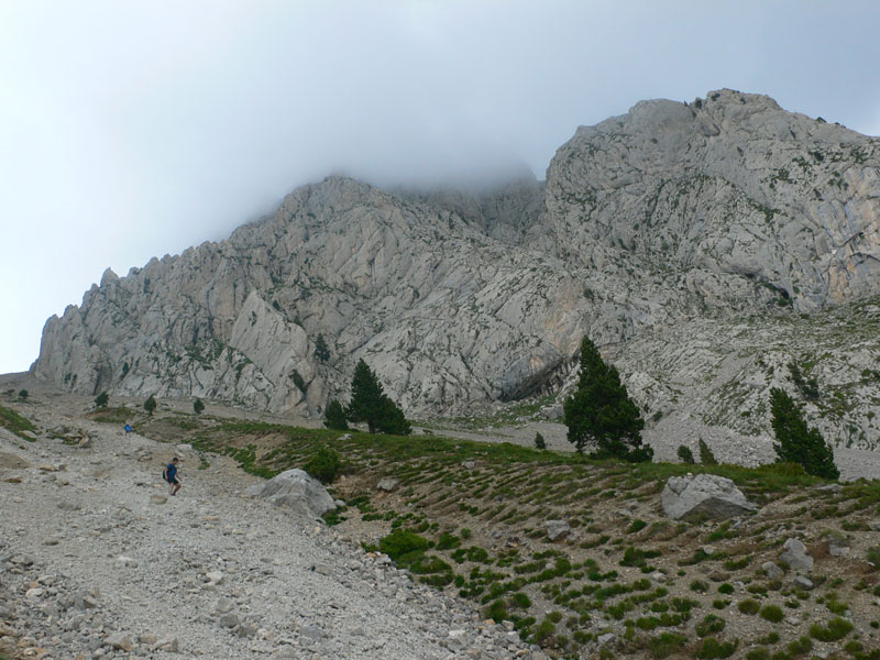 La bajada por la tartera es delicada pero se deja hacer 