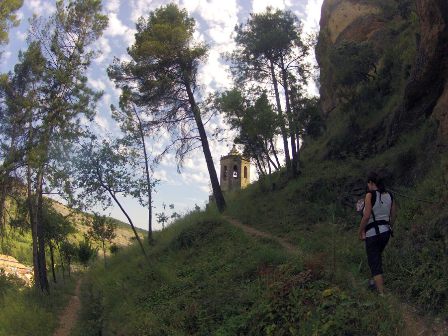 Subiendo por el camino de aproximación 