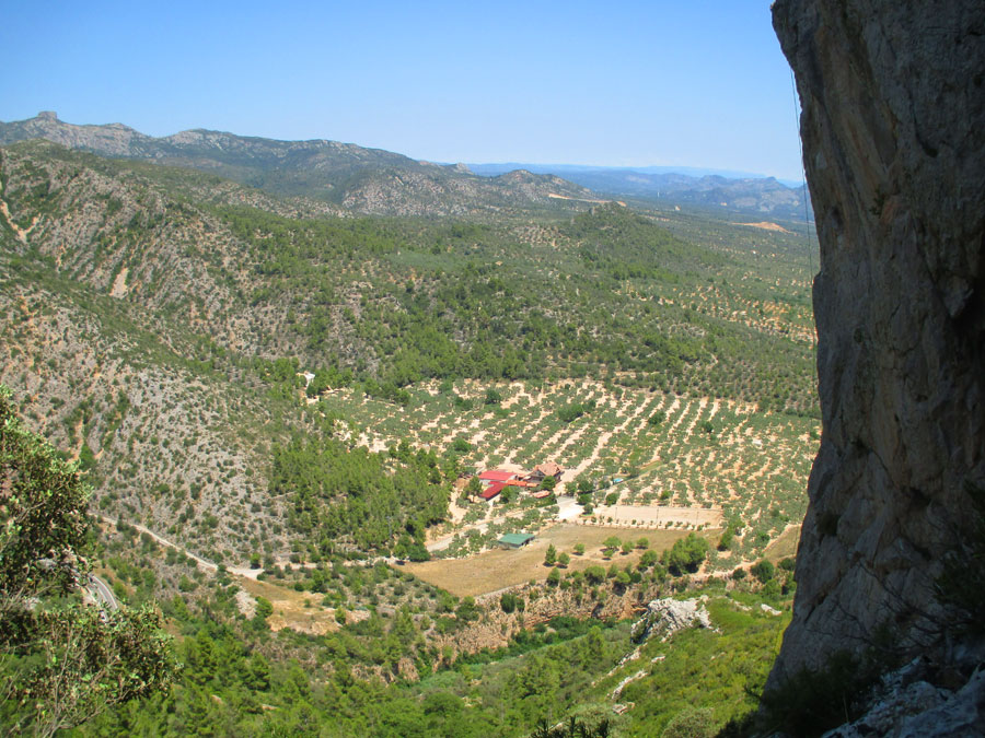 Vistas durante el descenso - Ampliación 2015- (© Jesus Matheu) 