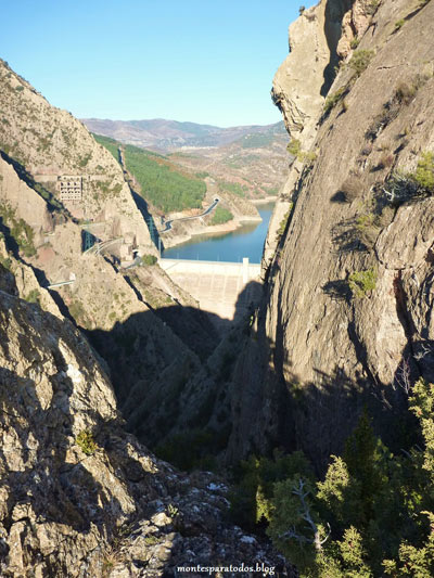 Vista desde el final de la vía (© Montañismo para todos) 