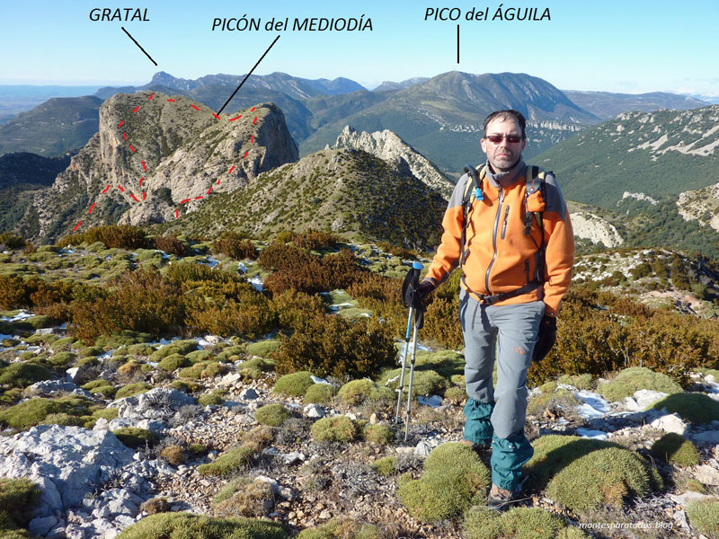 Picón del Mediodía desde el pico Lenases 