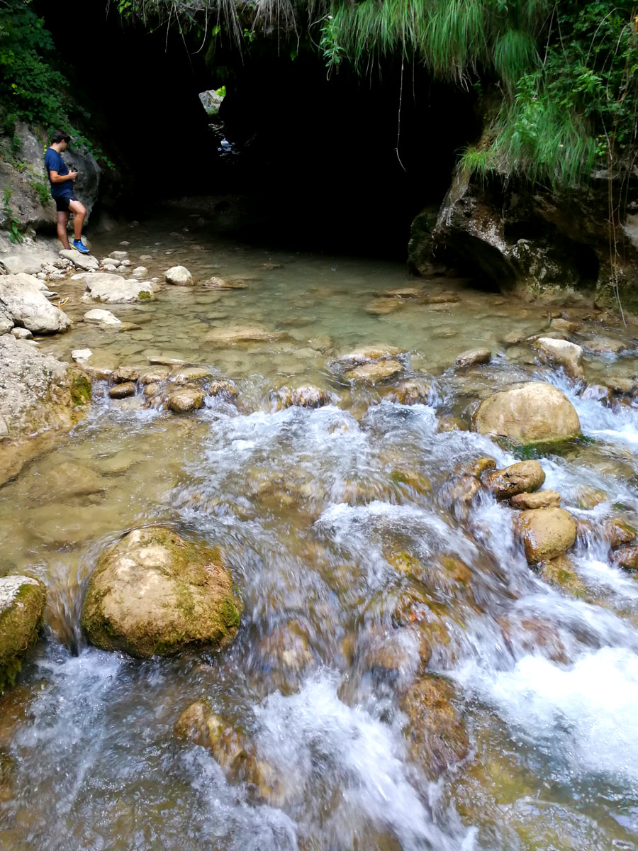 Entrada y salida del pont Cabradís 