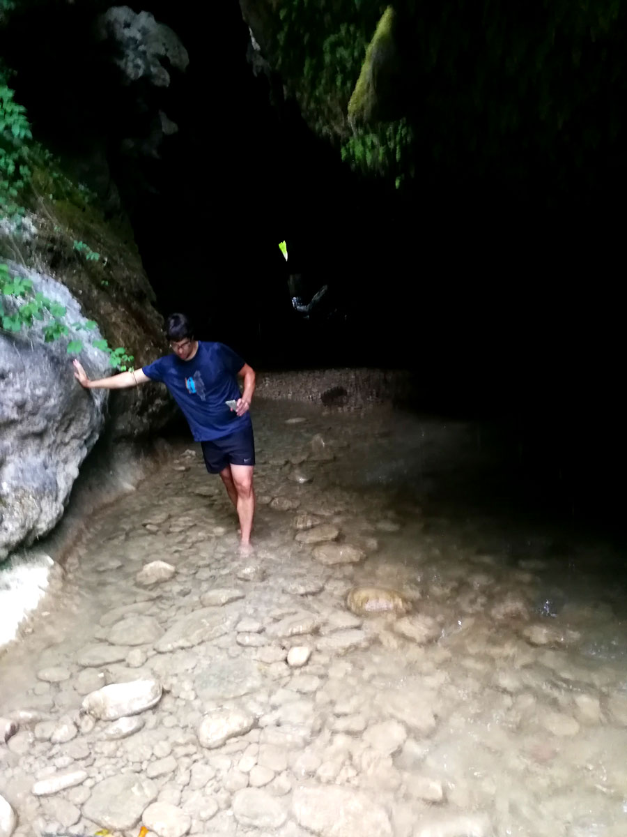 Saliendo del pont Cabradís 