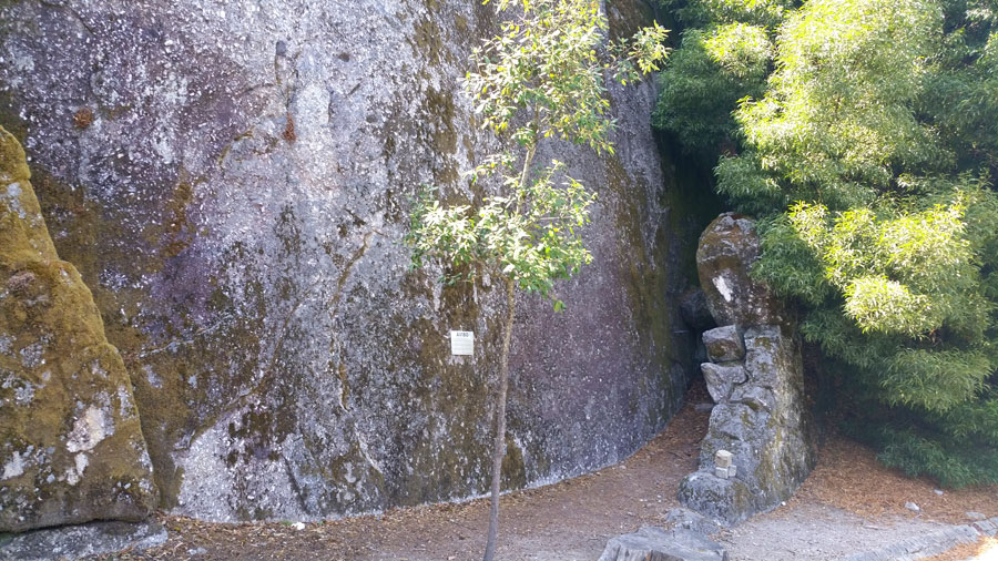 El inicio de la vía queda un poco escondido 