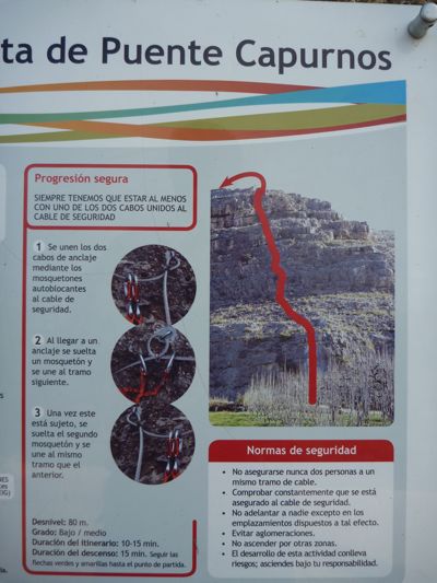 Croquis oficial de la vía (© Montañismo para todos) 