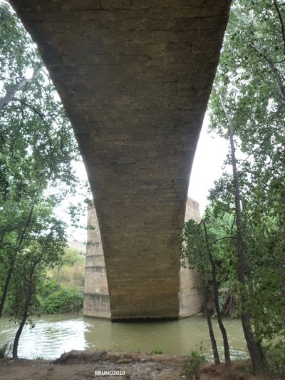 Puente Capurnos y río Jalón (© Montañismo para todos) 